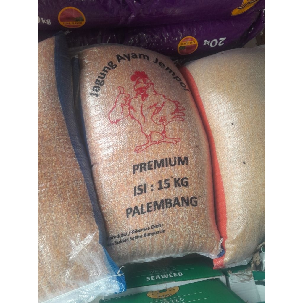 

jagung pecah ayam cap jempol isi 15kg