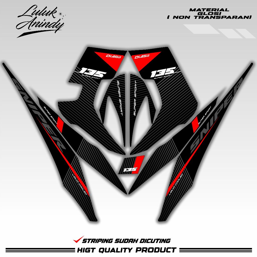 STRIPING JUPITER MX OLD 135 sniper 135 / 135lc malaysia / sniper 135 malaysia / striping sniper old