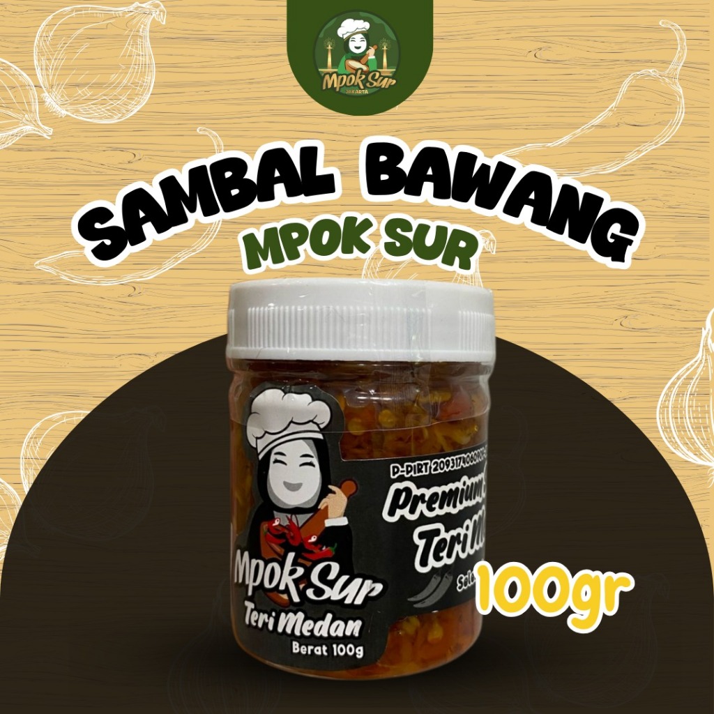 

Mpok Sur - Sambal Teri Medan 100 g