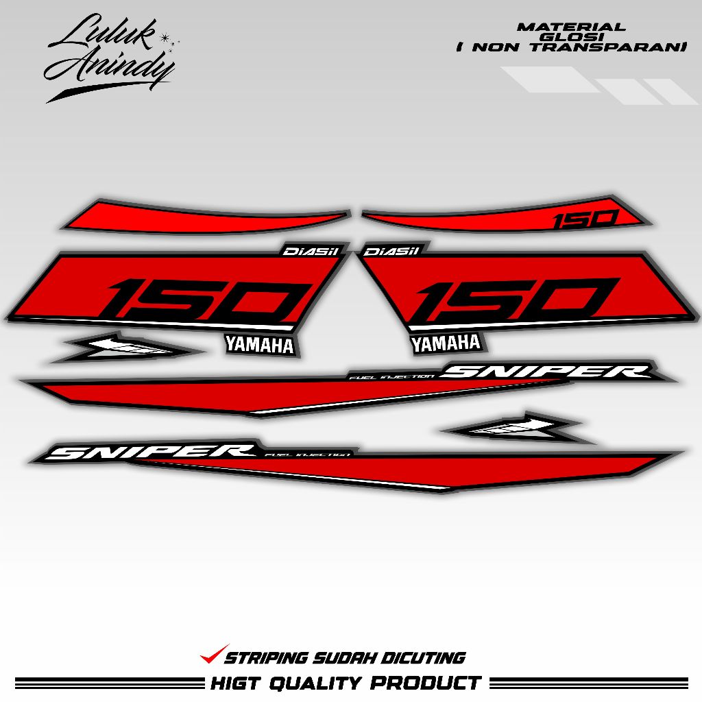 STRIPING MX KING custom motif sniper / striping sniper 150 / striping sniper vietnam / mx king malay