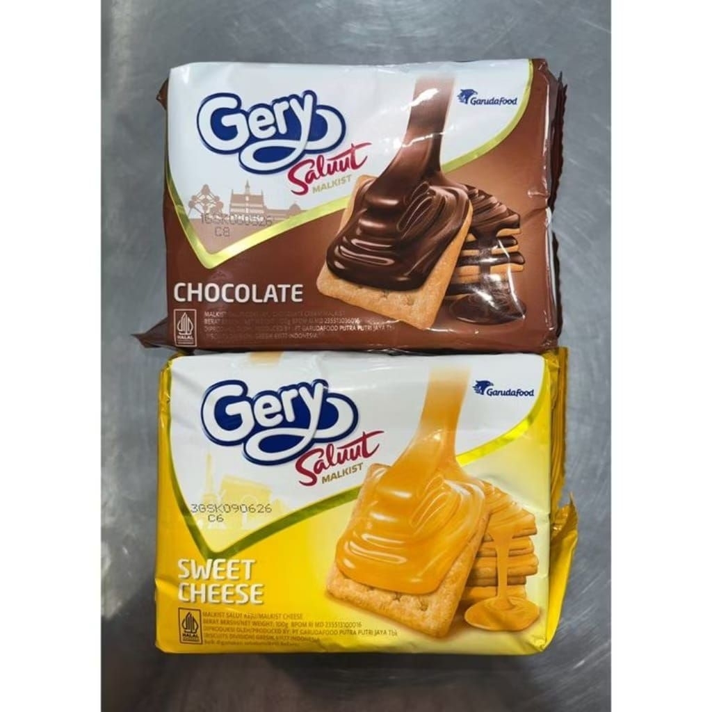 

biskuit Gery Salut keju coklat abon