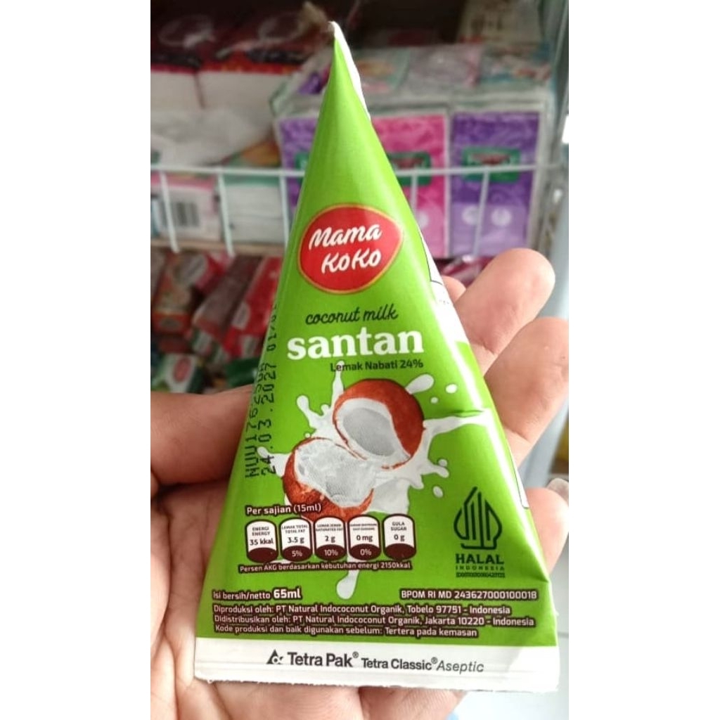 

Santan Mama coco 65 ML Indofood 1 biji