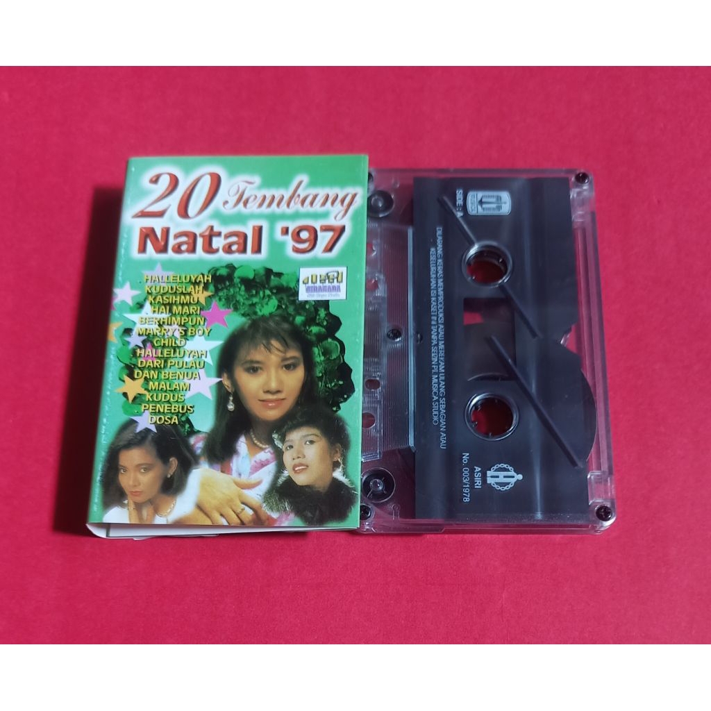 kaset pita 20 Tembang Natal '97