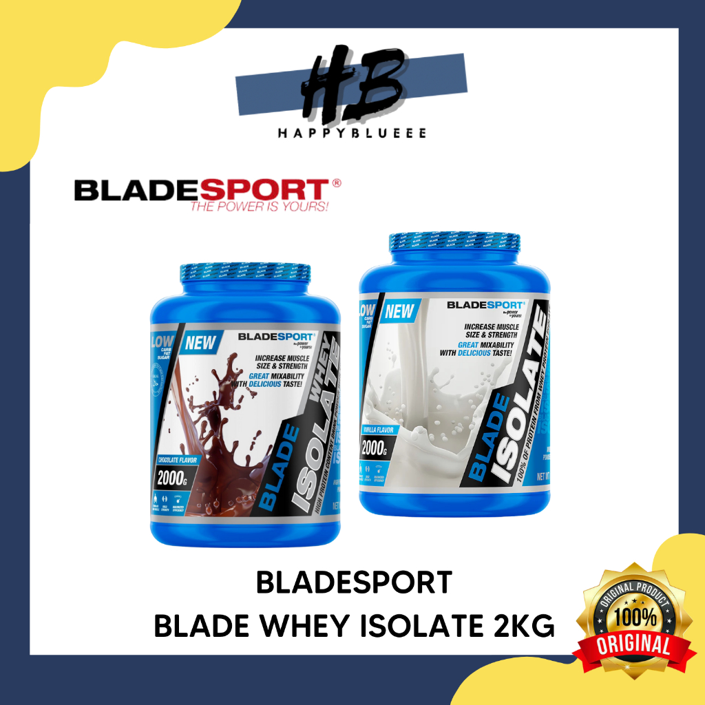 BLADE WHEY ISOLATE 2KG 4.4LBS WHEY PROTEIN ISOLATE