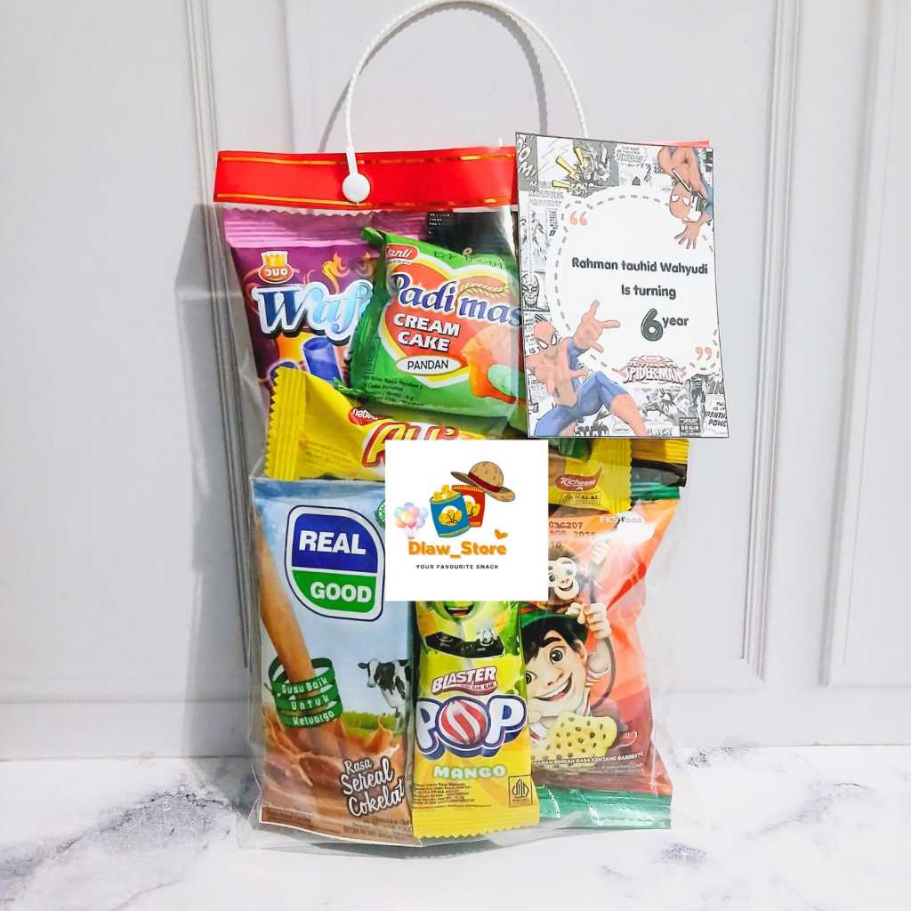 

Snack Ulang Tahun Anak Hampers Ultah Praktis Free Card