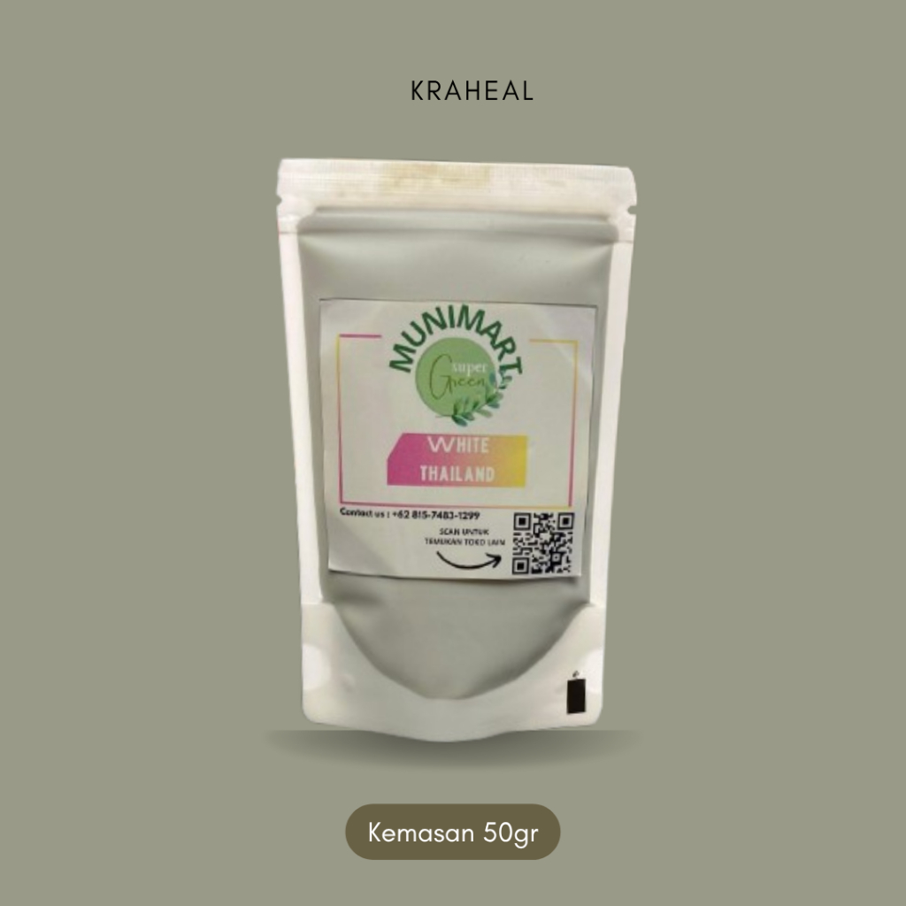 

Bubuk terbaruu 50-300g whitethailandd alamii powderr jamu herbal