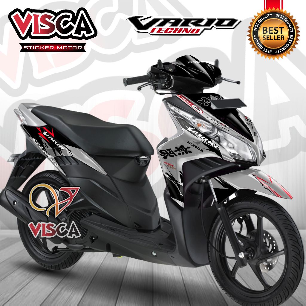 Decal Vario 110 Techno Full Body Stiker Vario 110 Techno Full Body Striping Vario 110 Techno Variasi