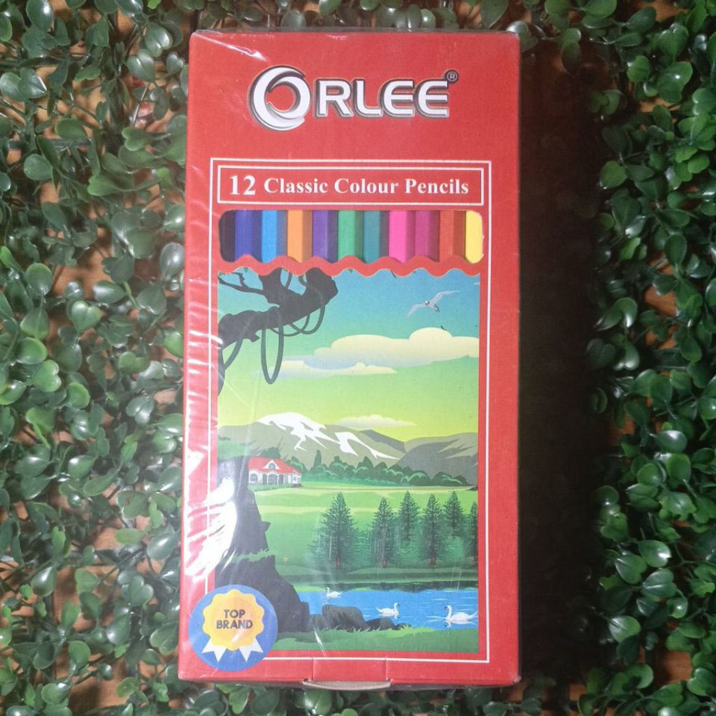 

Pensil Warna Panjang klasik merek Orlee 12 Batang Pensil