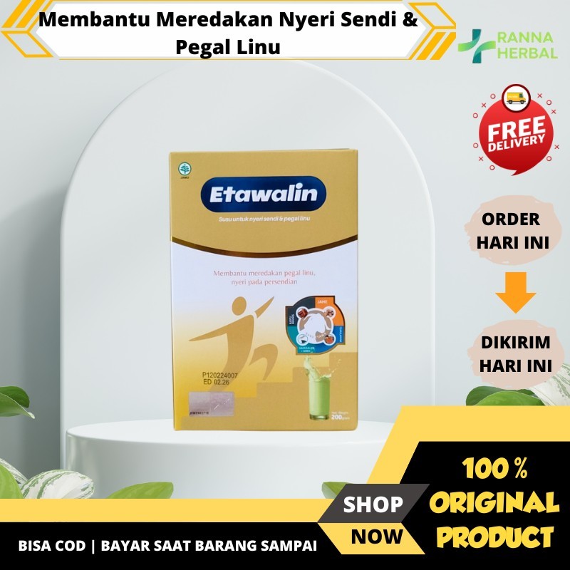 

ETAWALIN - Susu Kambing Etawa Plus Herbal Solusi Pegal Linu Nyeri Sendi 200gr Original BPOM