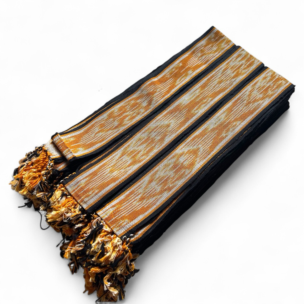 DAYAK AD.11 - syal tenun ikat kepala etnik motif Dayak - ikat tenun dtf