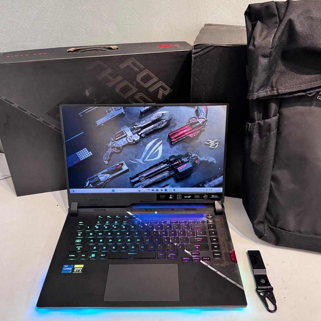 Laptop Gaming Asus ROG Scar 15 i7 12700H RTX 3060 6GB Fullpower 300Hz 16GB/512GB