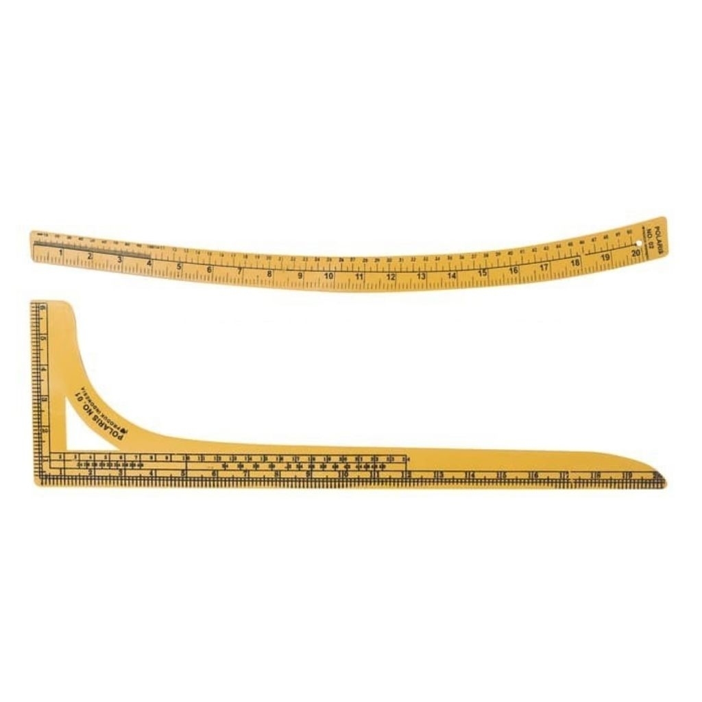 

penggaris pola 1 set dapat 2 penggaris