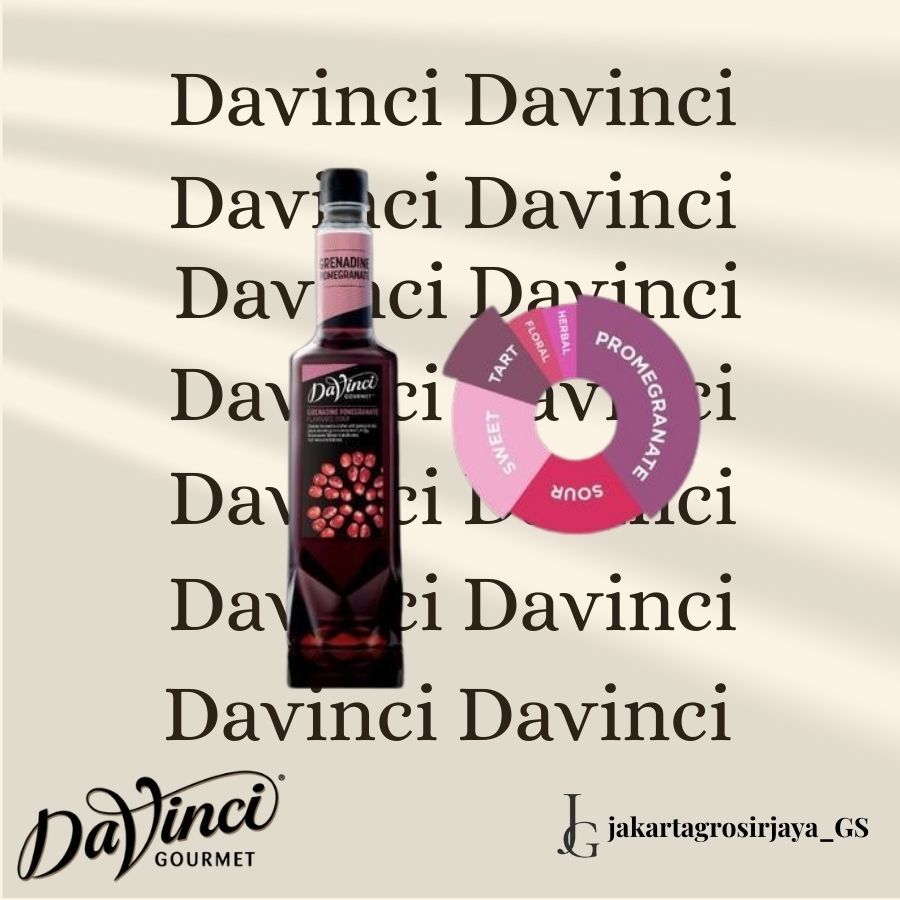 

Davinci Syrup Grenadine Pomegranate 750 ml - Sirup Rasa Delima