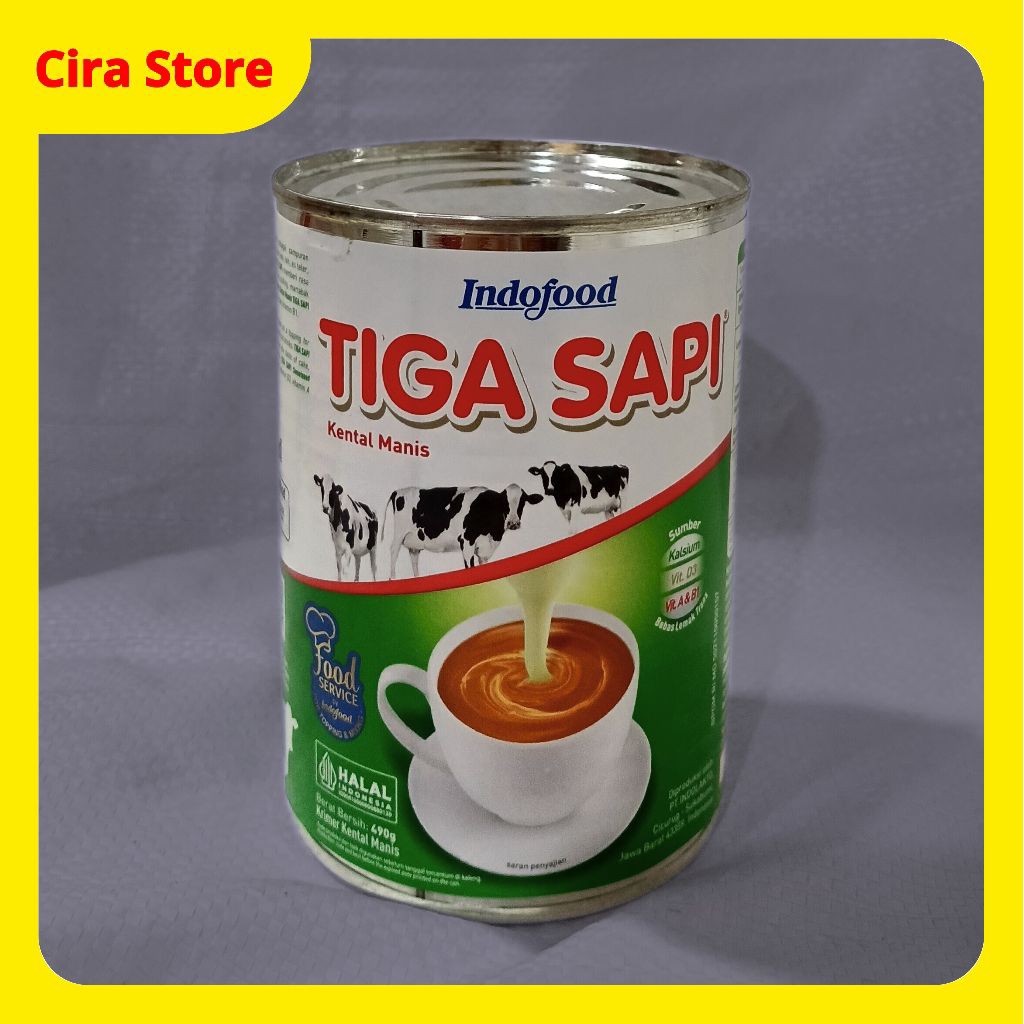 

Tiga Sapi Susu Kental Manis Kaleng 490 g