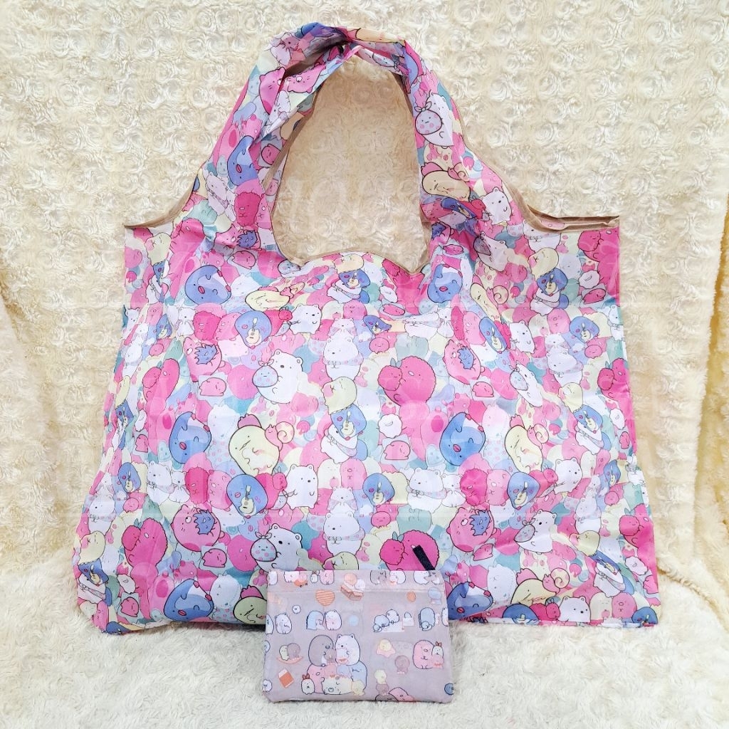 Tas Belanja Sumikko Gurashi Lipat 60×40 cm No Pouch Shopping Bag Sumikko Gurashi Jumbo
