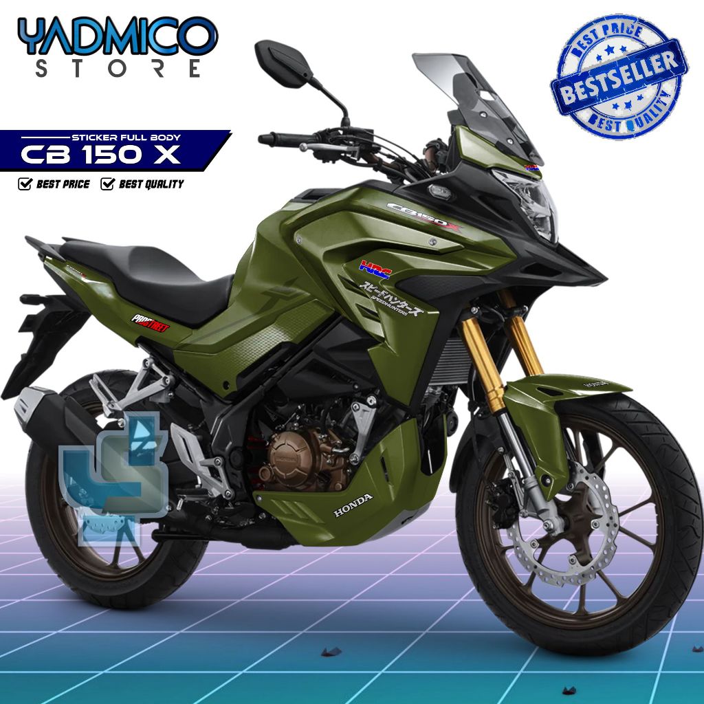 Decal CB 150 X Full Body / Stiker Motor CB150 X Fullbody / Dekal CBX 150 / Striping CB X 150 Variasi