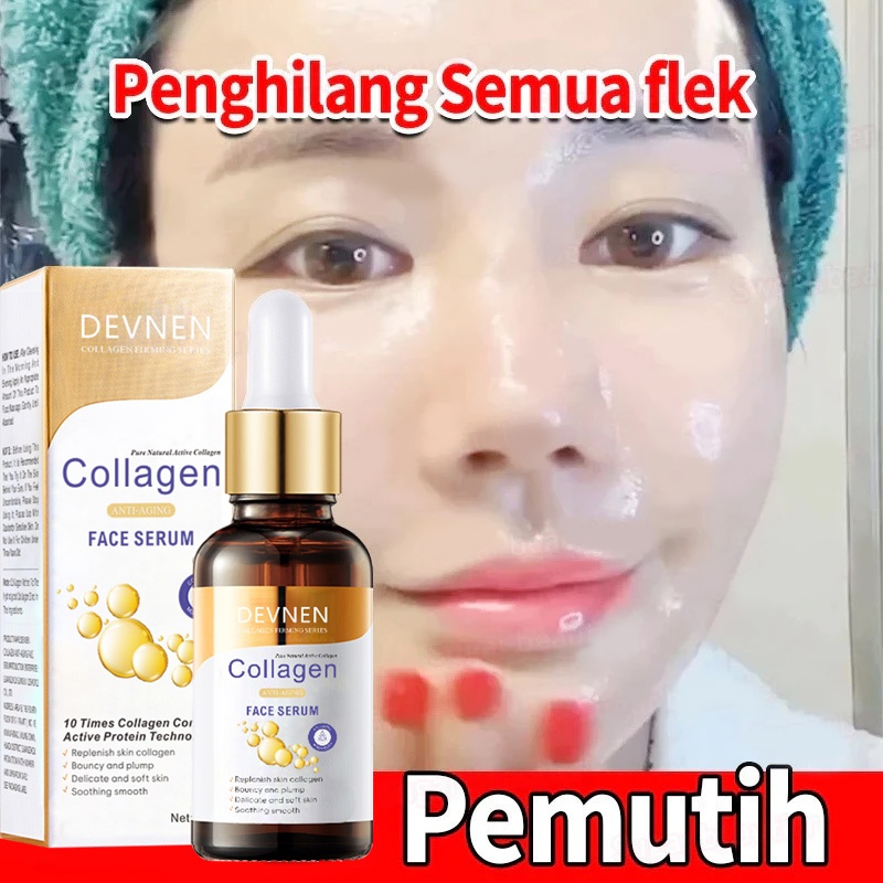 Collagen Essence Serum Anti agingWhitening Glowing Moisturizing Gentle Exfoliator Soothing Acne Calm