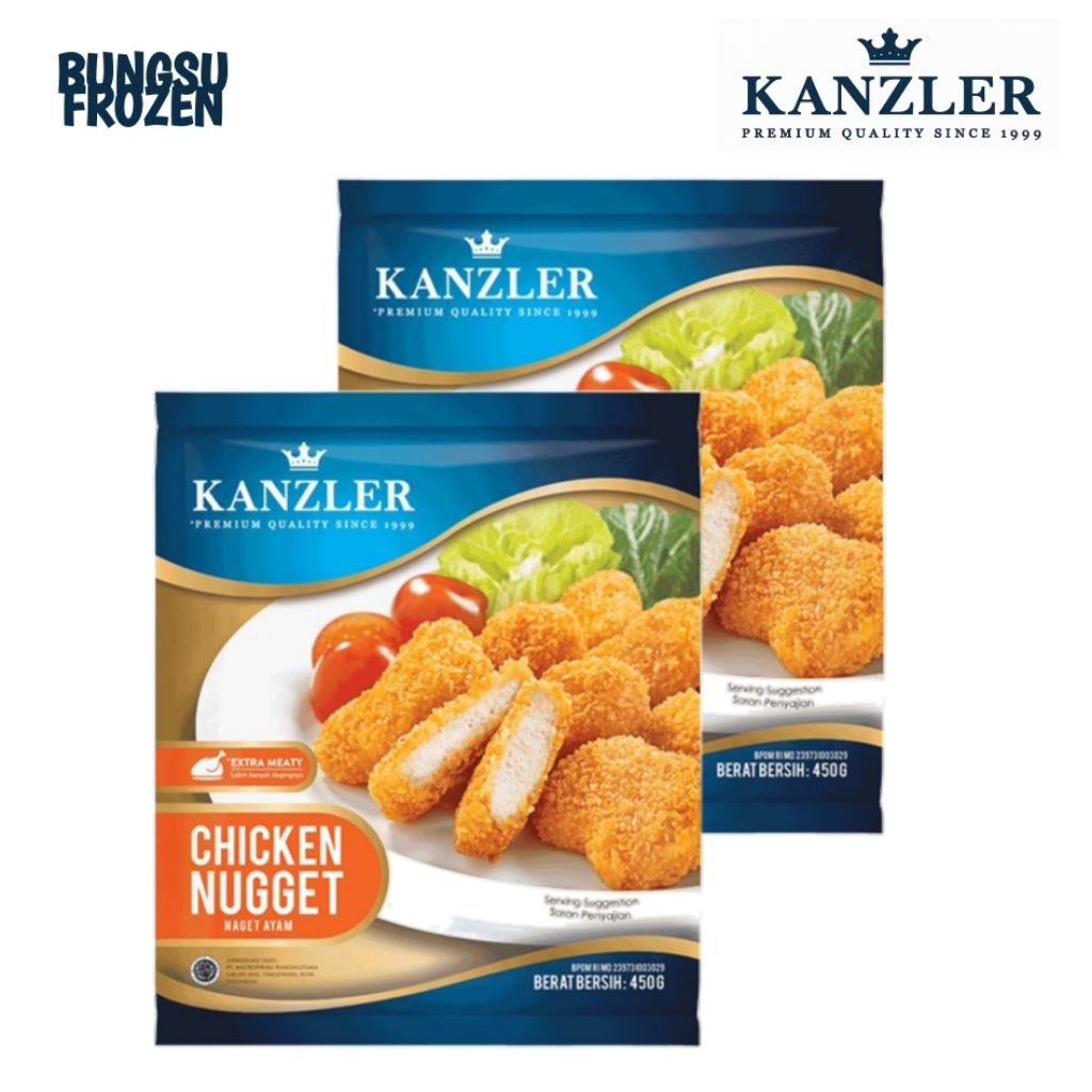 

Kanzler Chicken Nugget Premium Quality - Naget Ayam (450 gr)