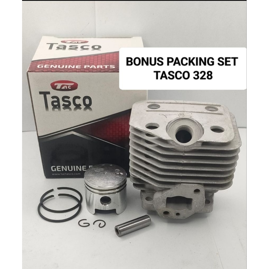 Cylinder Blok Tasco 328, 328e + Packing Set Tasco 328 Mesin Potong Rumput Tasco