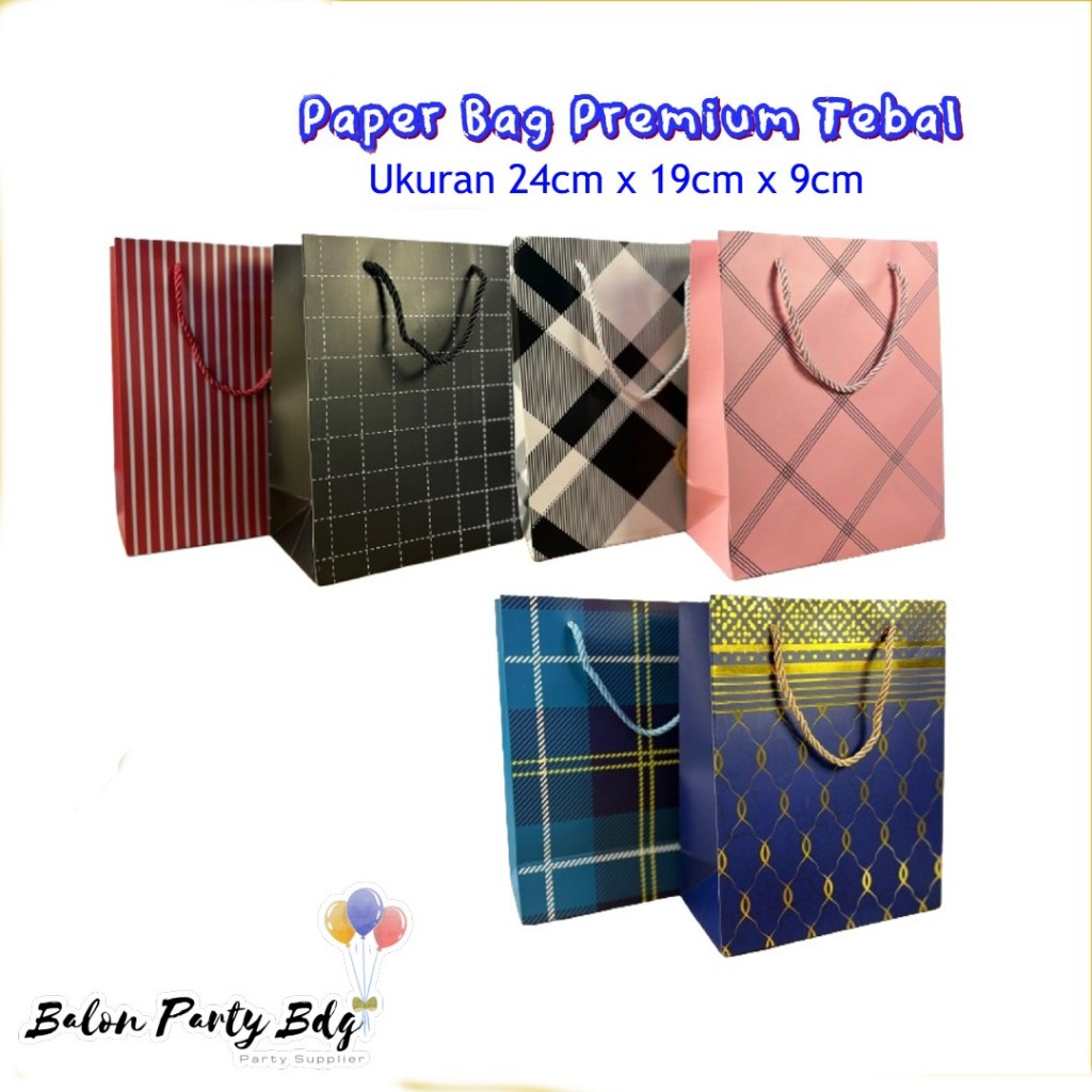 

Paperbag Premium Tebal Ukuran M Aneka Motif Satuan