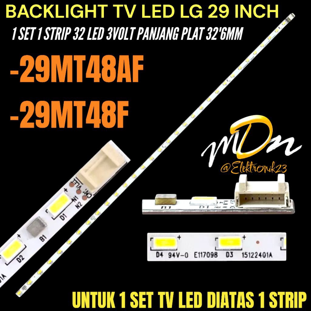 BACKLIGHT TV LED LG 29 INCH 29MT48AF-29MT48F BACKLIGHT TV LED 29 INCH LG