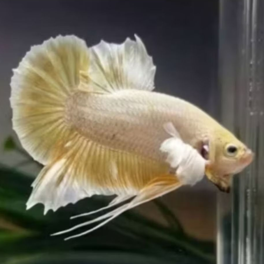 IKAN HIAS CUPANG HALFMOON DUMBO EAR SIZE SEDANG PER EKOR [ISI 2 EKOR]