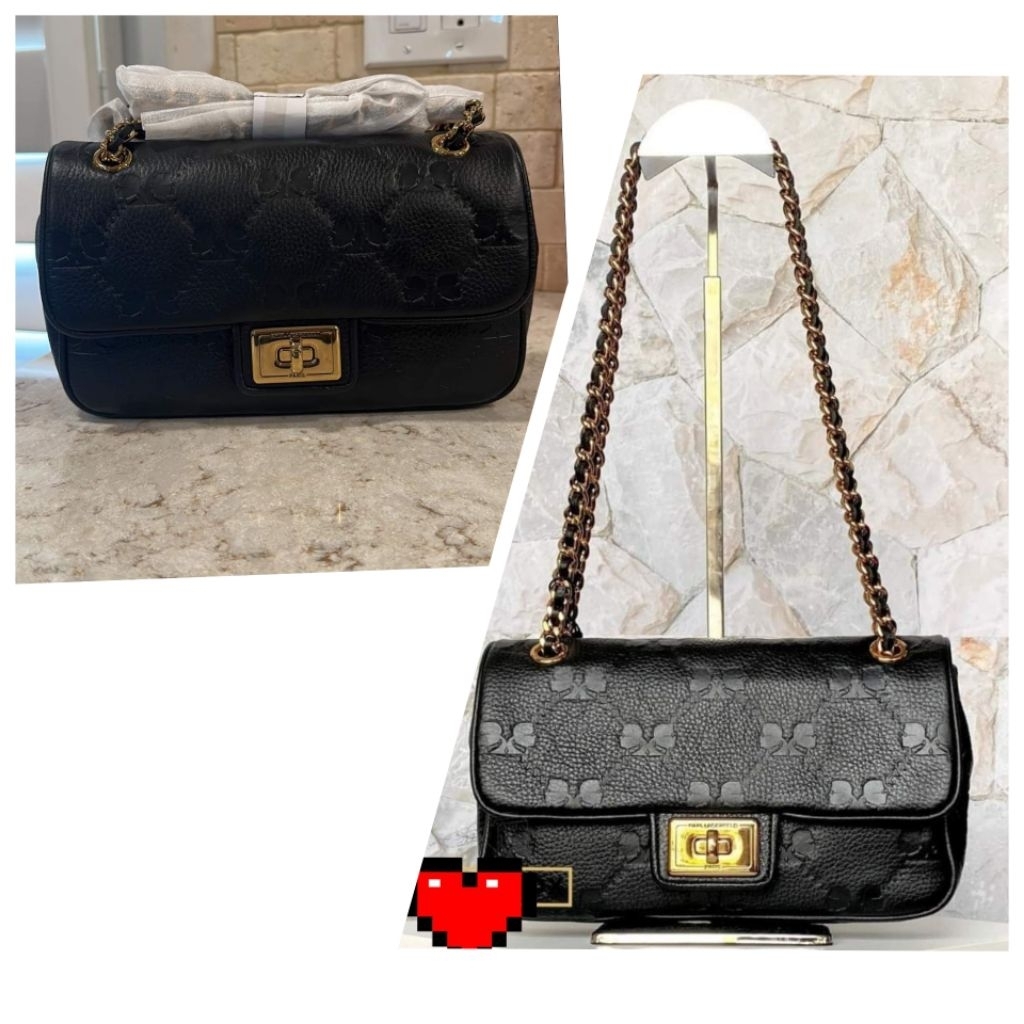 TAS WANITA KARL LAGERFELD AGYNESS SHOULDER BAG/TAS PESTA/TAS MAIN/SHOULDER BAG