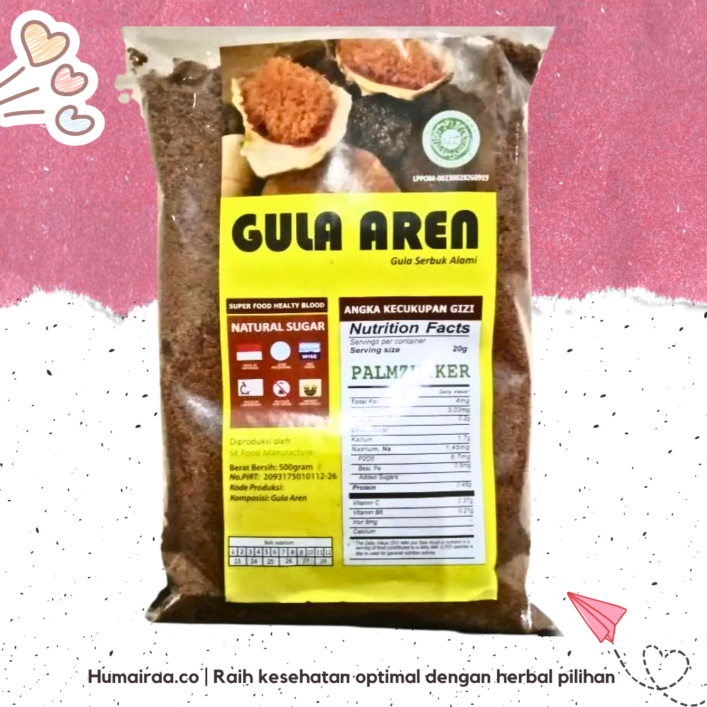 

Gula Aren Palmzuiker 500 Gram 100% ORIGINAL TANPA RAGU OBAT HERBAL BPOM HALAL MUI DINKES PIRT