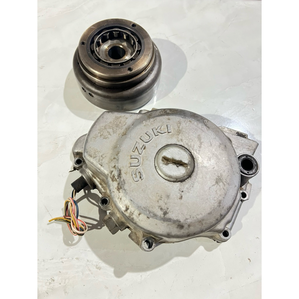 SPUL MAGNET SET LENGKAP SUZUKI SHOGUN 125 ORIGINAL LEPASAN MOTOR TERMURAH TERLARIS