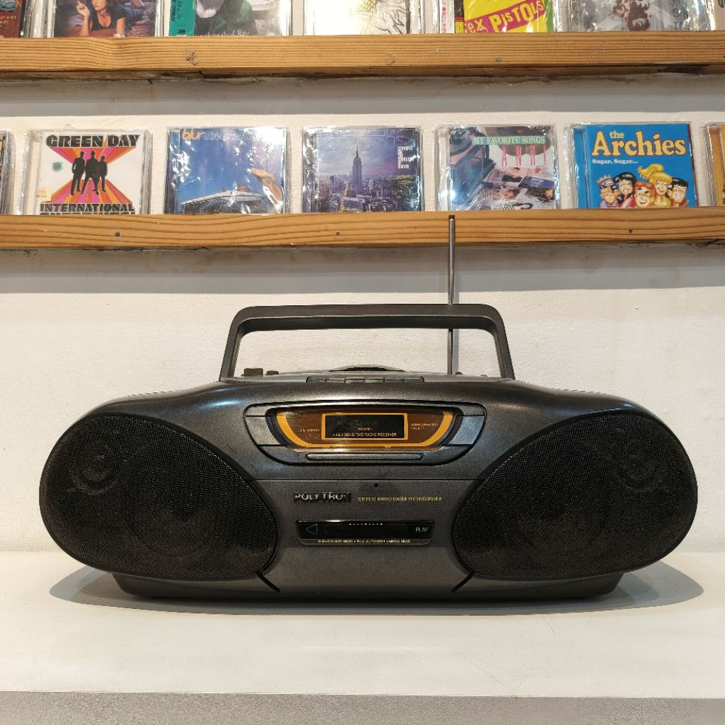 Radio Tape Compo Player POLYTRON PSC 7220 / Pemutar Kaset Pita Player Boombox Tapedeck