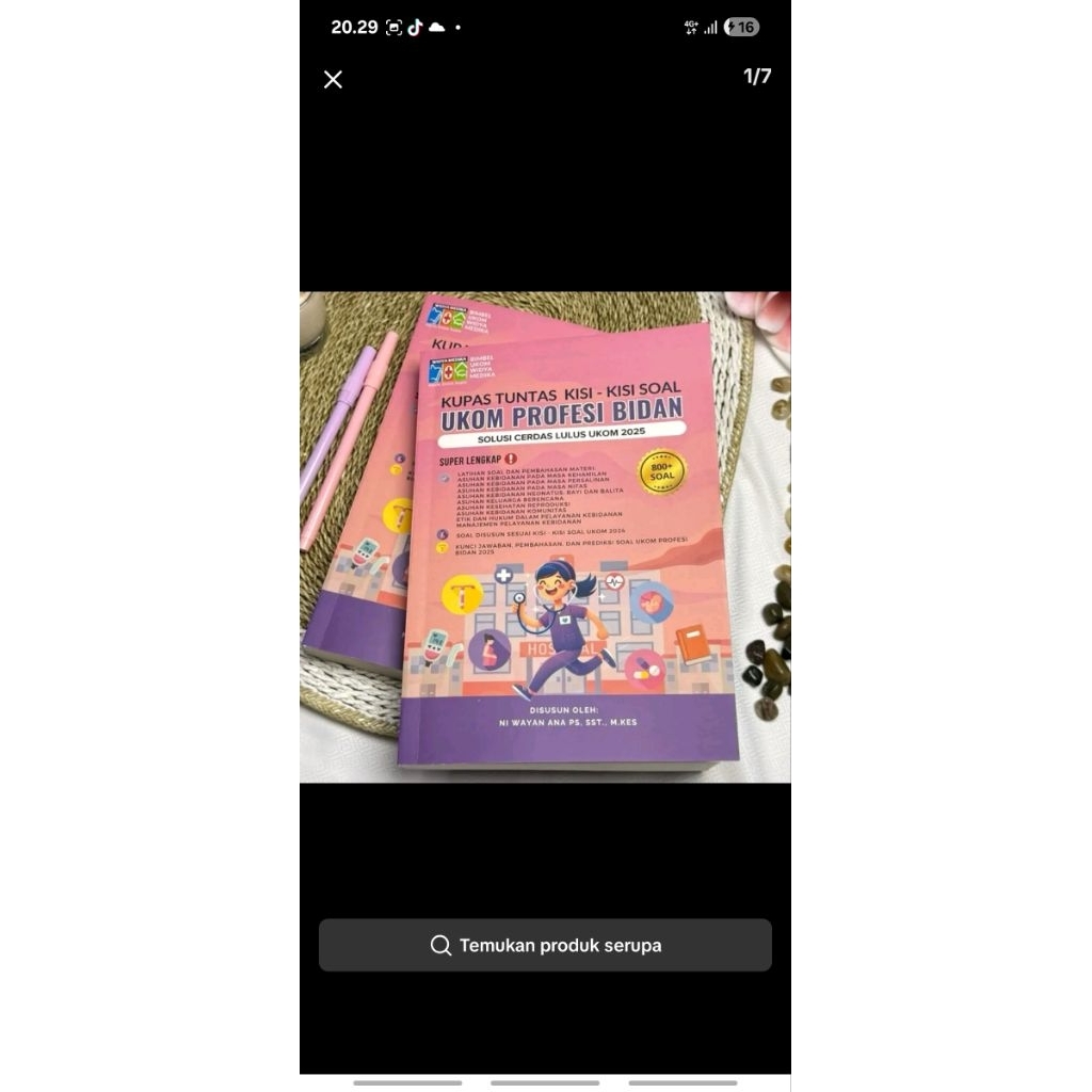 prelove buku UKOM Profesi bidan Widya Medika