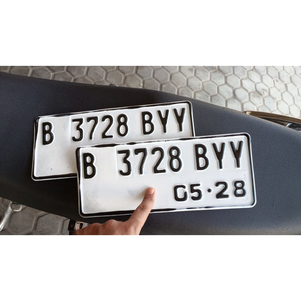 plat nomor motor ORI samsat