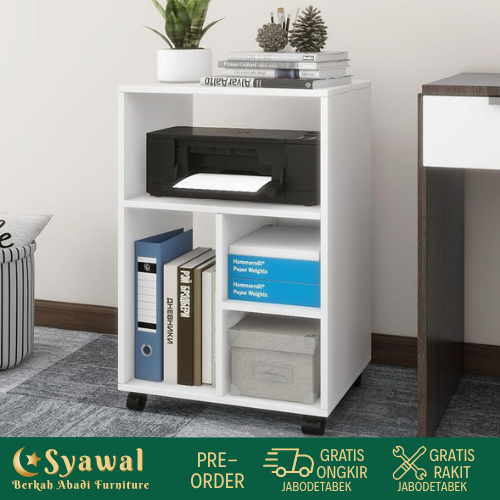 Syawal Meja Printer Meja Mesin Printer dan Perlengkapan Print Kantor