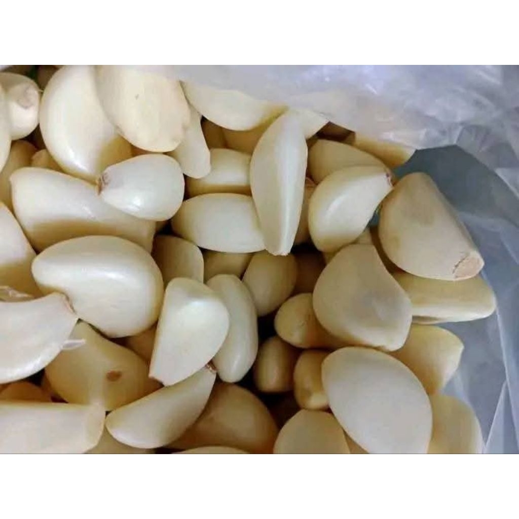 

BAWANG PUTIH KUPAS 1 KG