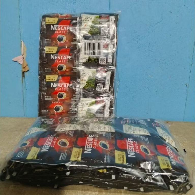 

Nescafe Clasic 1 pack (6 renceng/ 66 pcs)