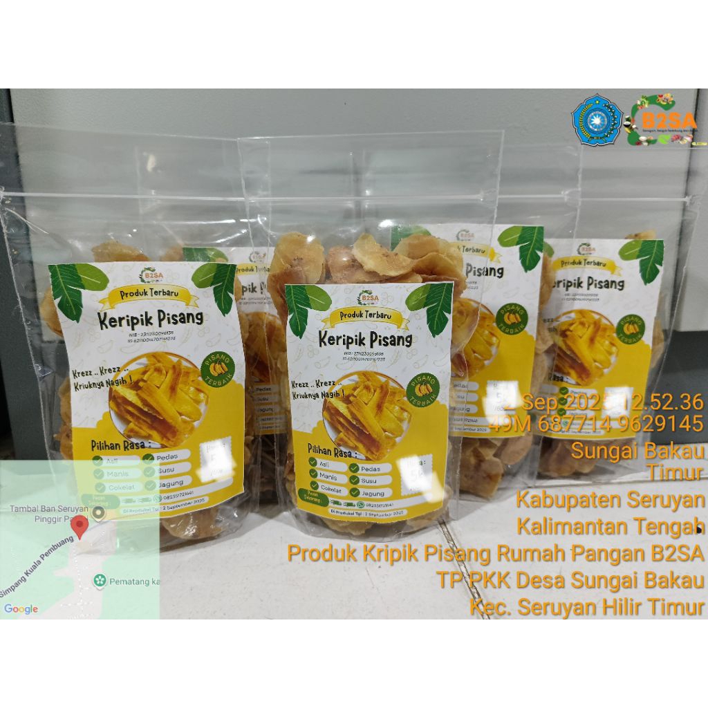 

Keripik Pisang Kepok[Keripik Pisang Mentega[Keripik Pisang Coklat dan Keripik Pisang Varian Rasa
