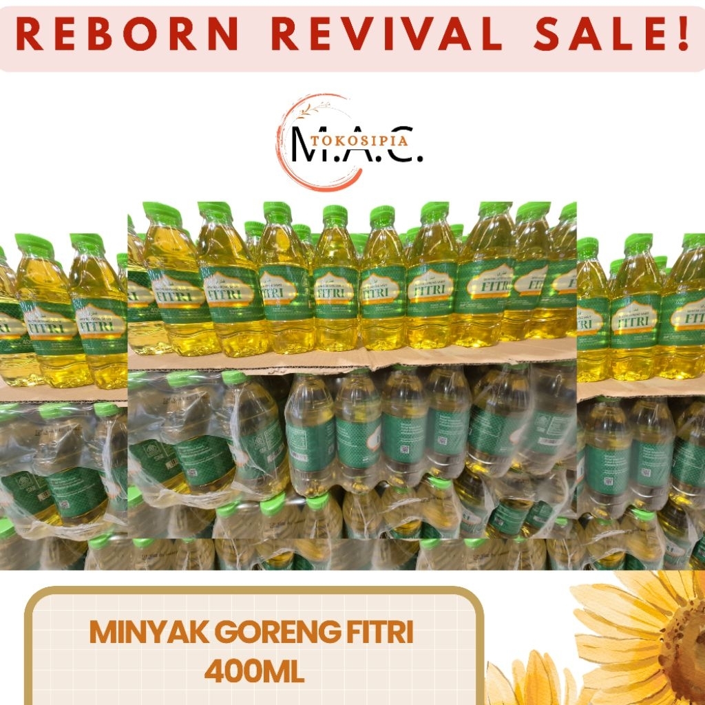 

Minyak Goreng Fitri 800ml / 400 ml