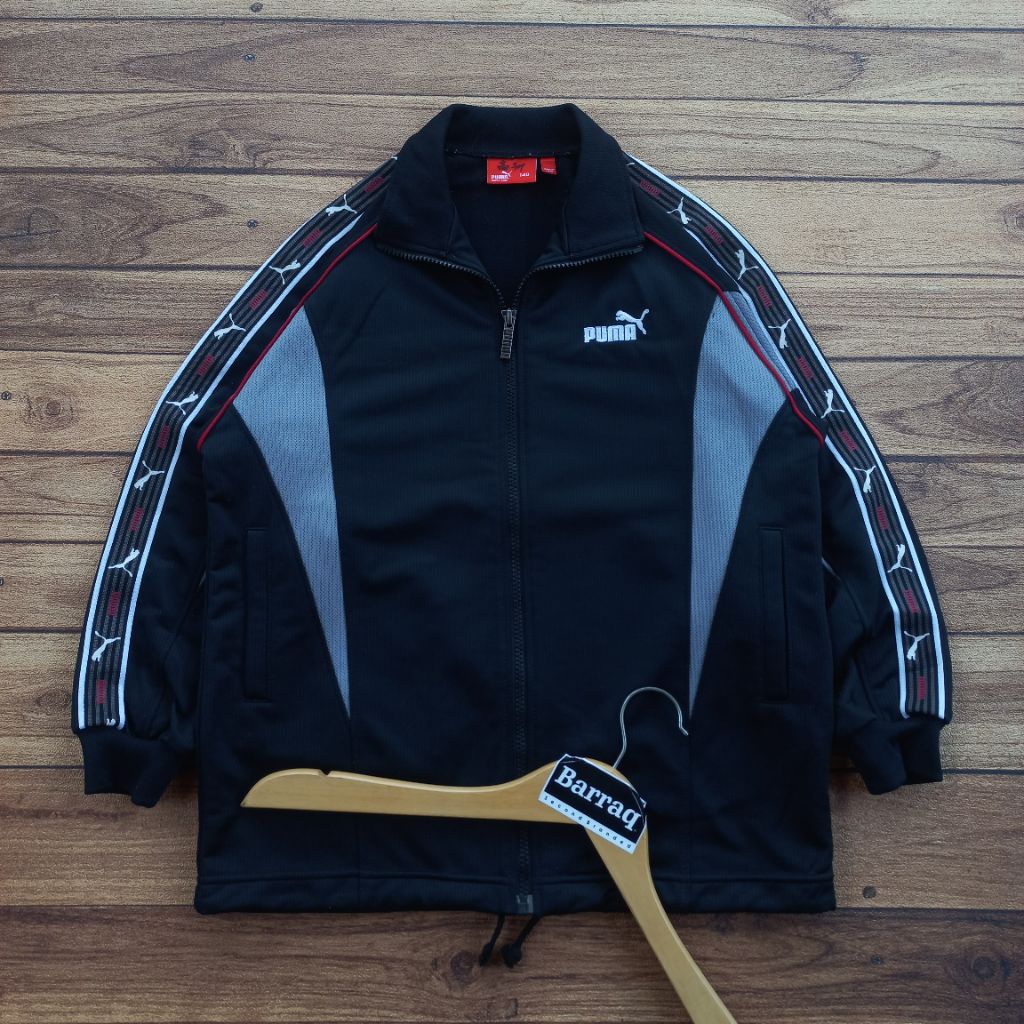 Tracktop Puma Tapped Big Logo Junior Tracktop Remaja Casual