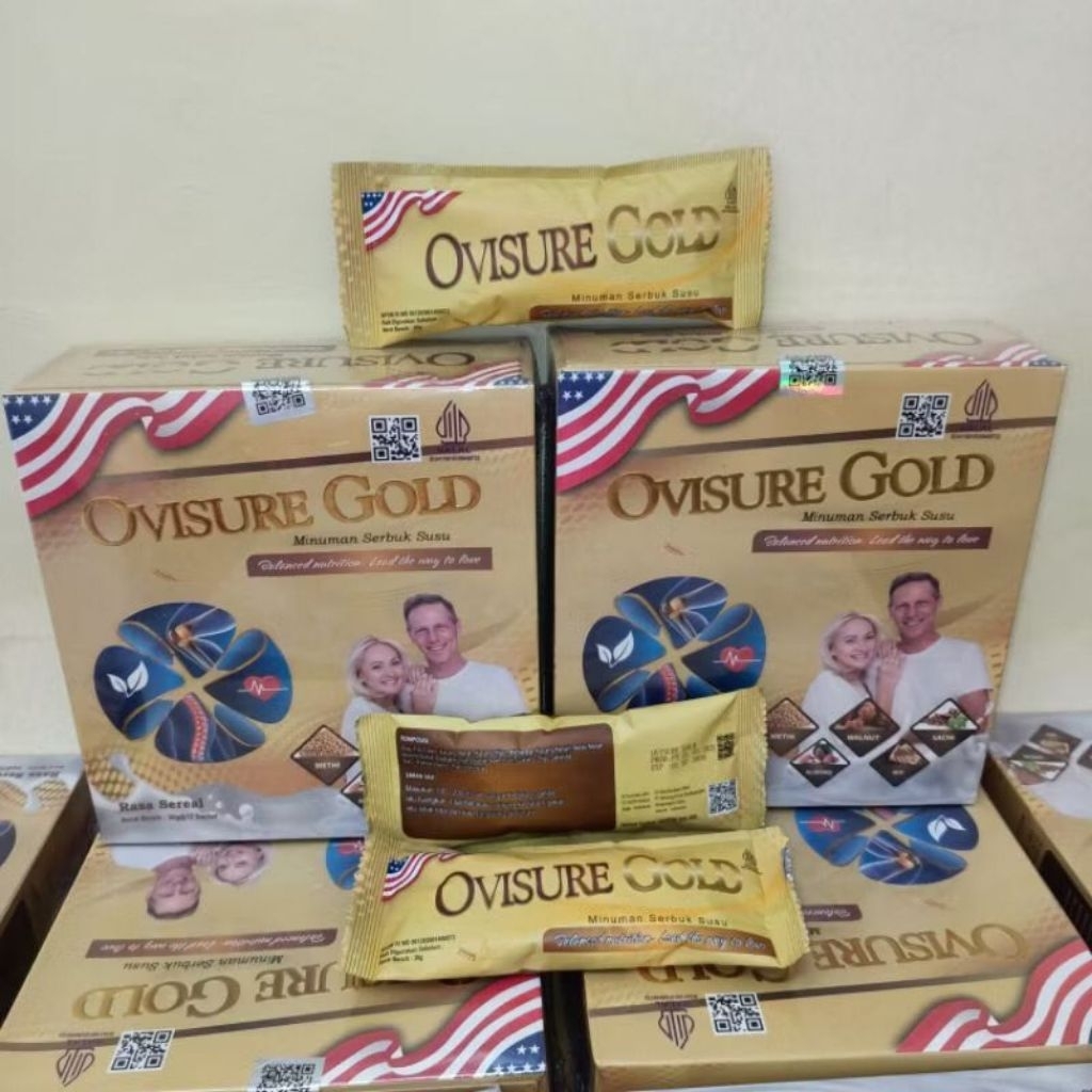 

5 box OVISURE GOLD ORIGINAL USA - SUSU UNTUK PENGOBATAN TULANG DAN SENDI TERBAIK