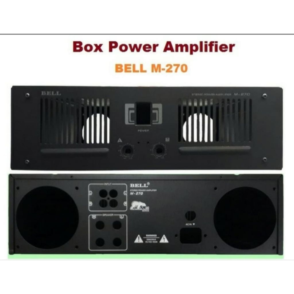 BOX POWER AMPLIFIER BELL M270