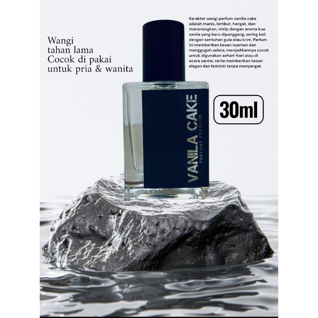 

vanilla cake 30ml unisex pria & wanita wangi tahan lama