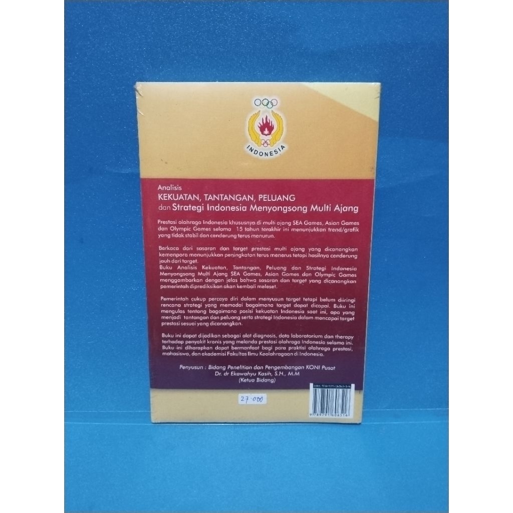 Buku original ANALISIS KEKUATAN TANTANGAN PELUANG DAN STRATEGI INDONESIA MENYONGSONG MULTI AGUNG