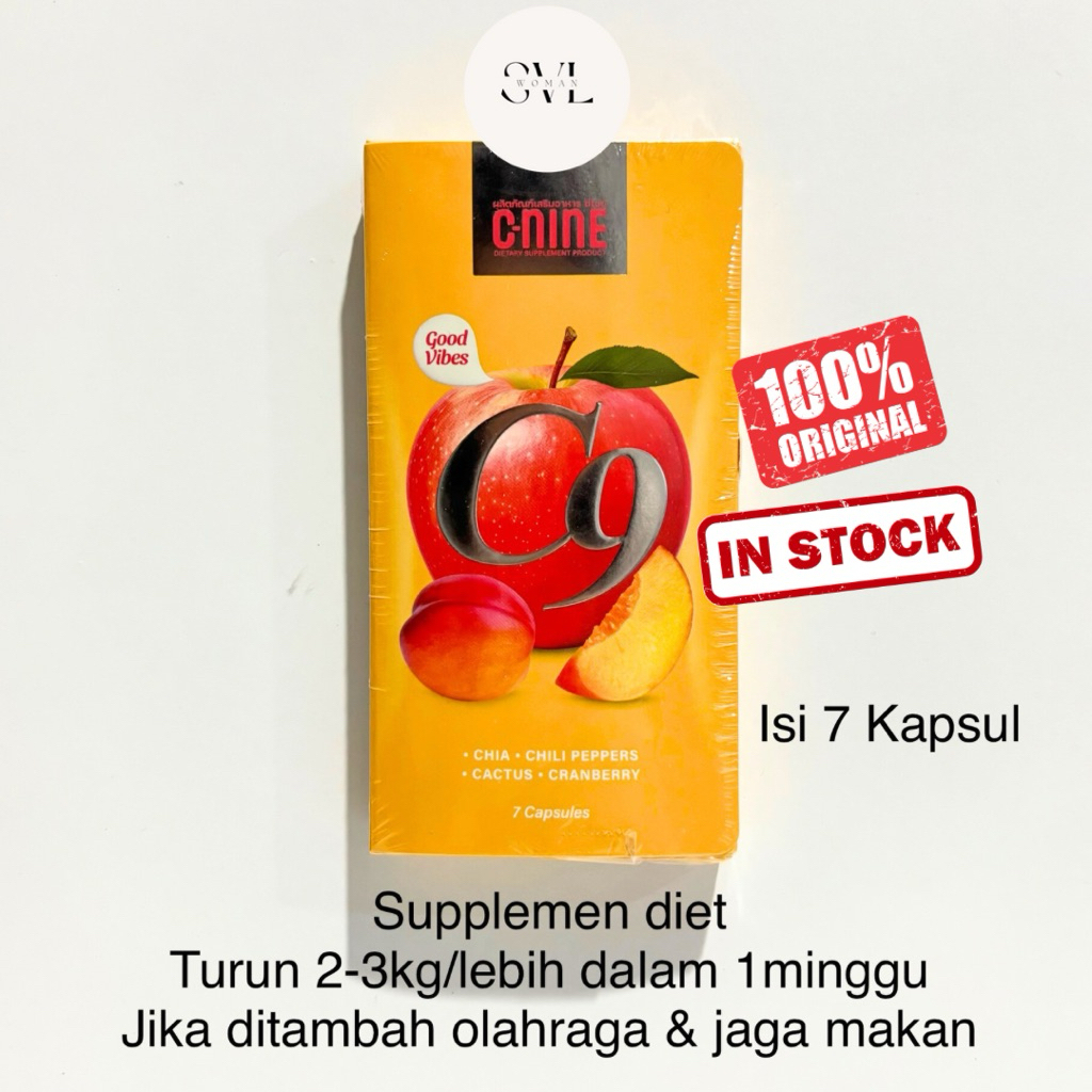 READY STOCK C NINE DIETARY SUPPLEMENT ORIGINAL THAILAND