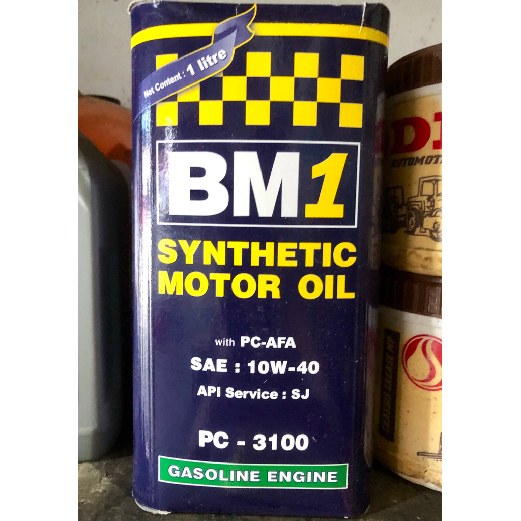 Oli BM1 synthetic motor oil 1liter 10w-40