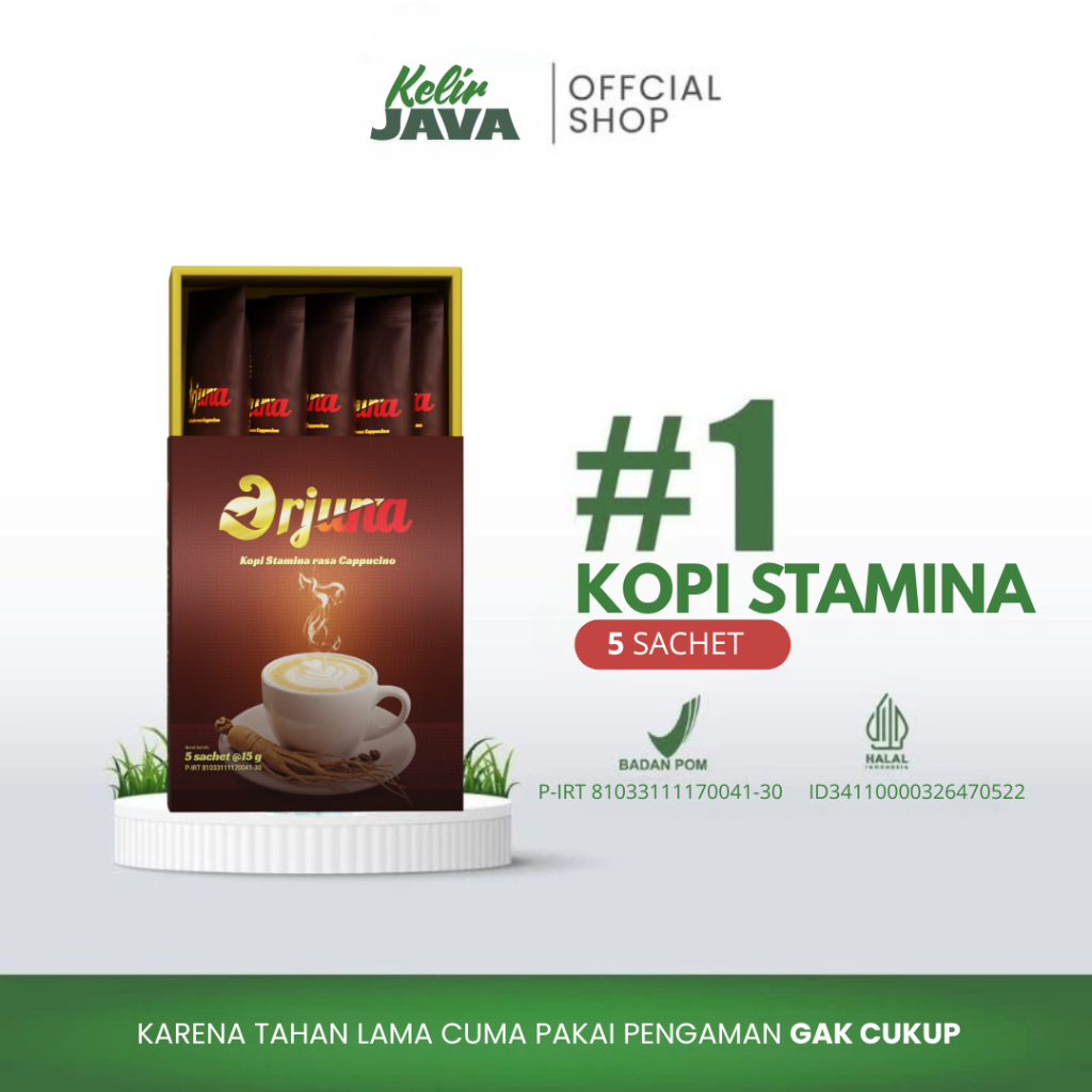 

Kopi Arjuna Kopi Stamina Pria Tahan Lama Halal