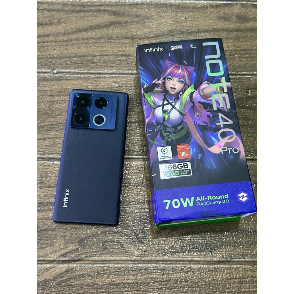infinix note 40 pro 4g 8/256 SECOND FULLSET