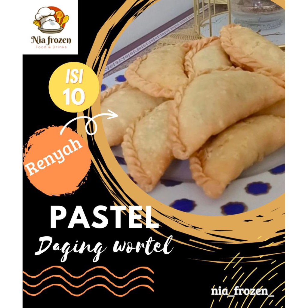 

pastel Istimewa isian daging+wortel isi 10 / 5 / Fozen / Beku