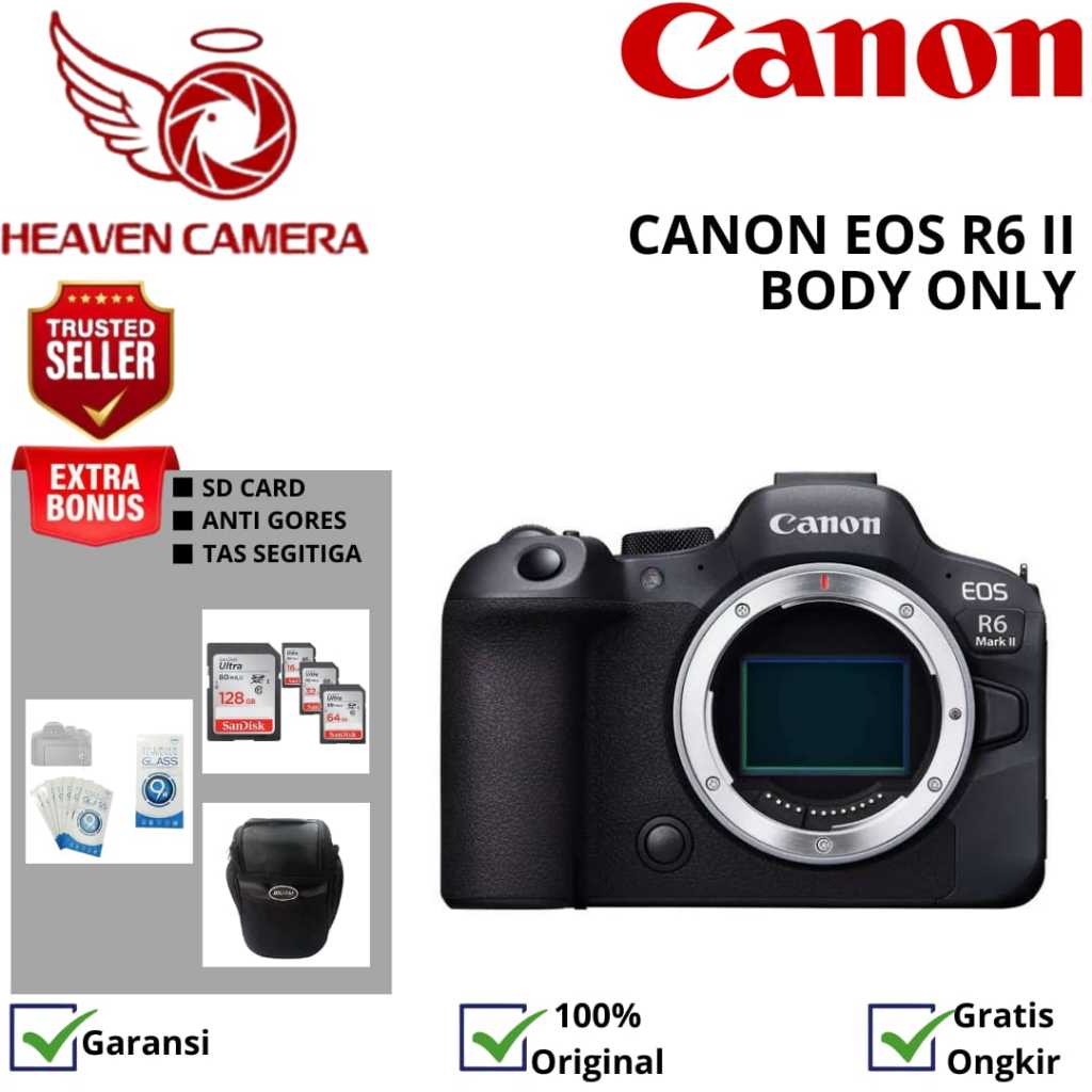 CANON EOS R6 II BODY ONLY / CANON R6 MARK II BODY ONLY / CANON EOS R6 II