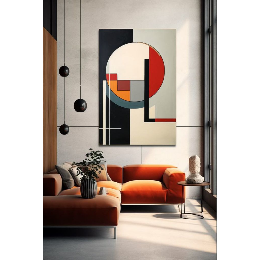 Lukisan Abstrak Minimalis Modern