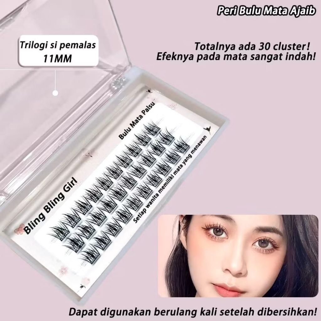 Riasan Mata Eyelash Extension - Bulu Mata Palsu Bling Bling Girl